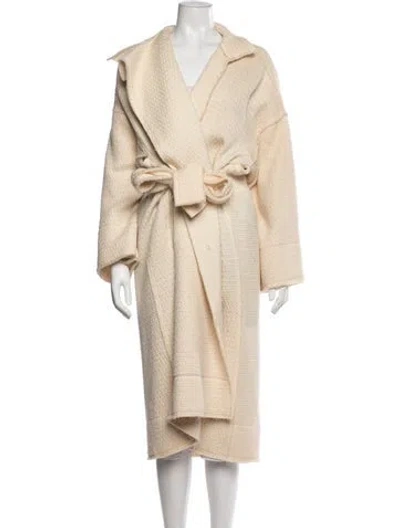 Pre-owned Fendi Coat In Neutrals