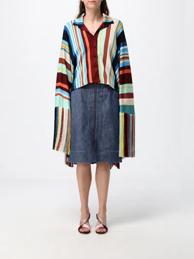 Fendi Coat Woman In Multi