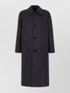 Fendi Cappotto In Misto Lana Antracite Uomo