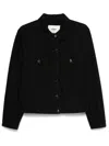 Fendi Women Ff Jacquard Truck Jacket In Black