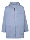 Fendi Coats In Blue