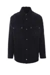 Fendi Coats In Blue Navy