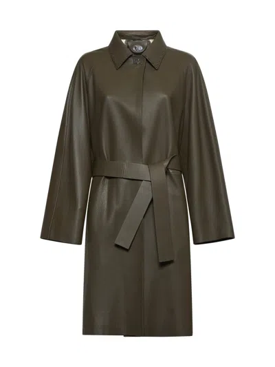 Fendi Coats In Green