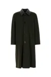 Fendi Wool And Alpaca Single-breasted Coat In Green