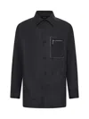 Fendi Gray Cashmere Go-to Jacket In Peltro