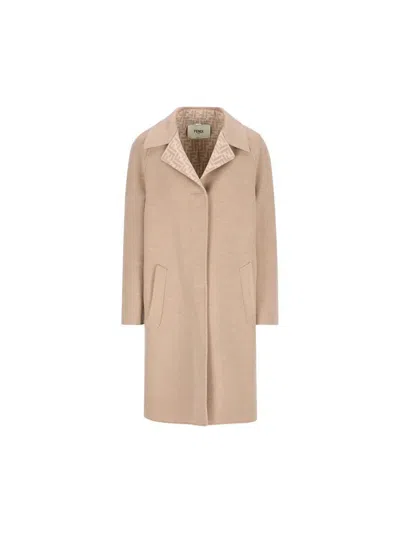 Fendi Coats In Portabella