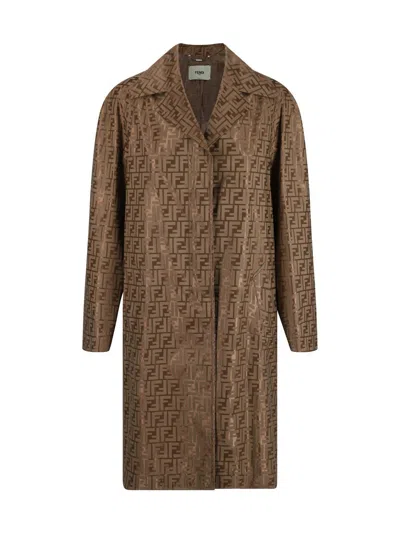 Fendi Coats In Portabella