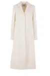 Fendi Linen Coat In White