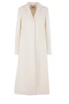 Fendi Linen Coat In White