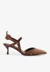 Fendi Colibri Pumps In Brown
