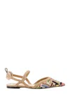 Fendi Colibri Multi Ff Sporty Slingback Flats