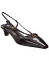Fendi Colibri Lite Ff Jacquard Velvet Slingback Pump In Multi