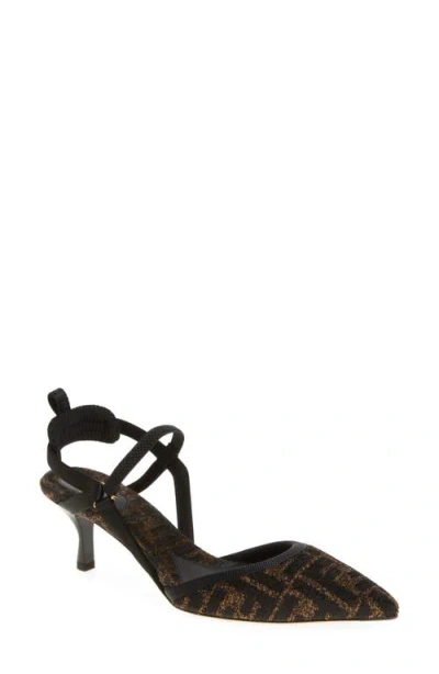 Fendi Colibri' Ff Tapestry Pumps In Printed