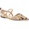Fendi Colibri Multi Ff Sporty Slingback Flats