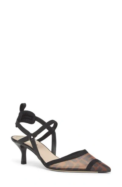 Fendi Colibrì Lite Pointed Toe Slingback Pump