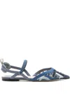 Fendi Colibri Lite Slingback Ballet Flats