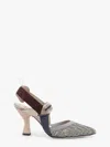 Fendi Colibri Embroidered High-heeled Sandals