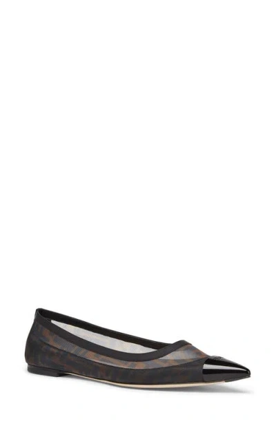 Fendi Colibri Pointed Toe Ballet Flat