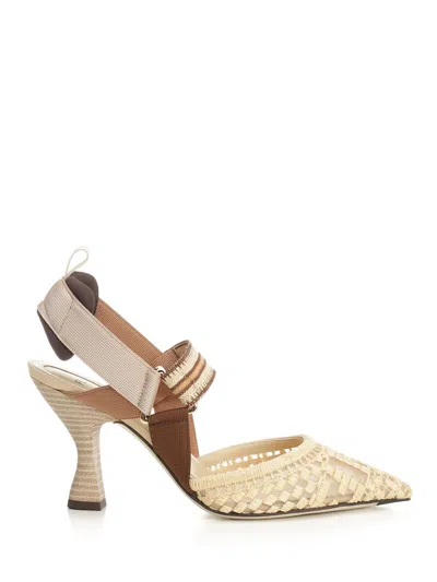 Fendi Colibrì Pumps Beige