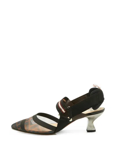 Pre-owned Fendi Colibri Pumps In Black
