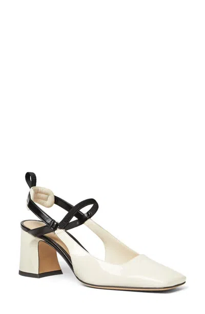 Fendi Colibri Quadra Slingback Pump In White