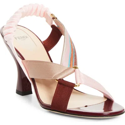 Fendi Colibri Slingback Sandal In Multi