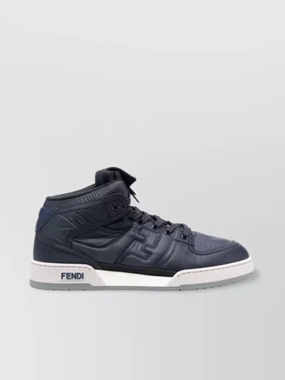 FENDI COLLAR PADDED TOE ROUND SOLE RUBBER