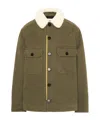 Fendi Collared Jacket In Green
