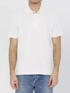 Fendi Collared Shirt With Side Slits In White