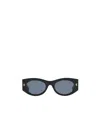 Fendi Collision Color Thick-rimmed Sunglasses In Gray