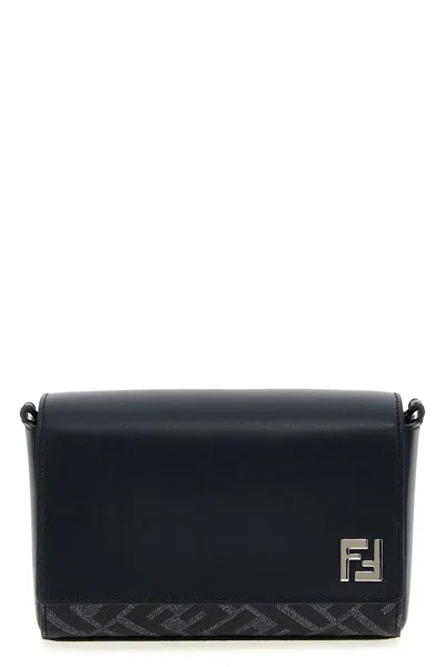 FENDI FENDI 'COMPACT BAG SQUARED FF' CROSSBODY BAG