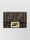 Fendi Compact Cardholder With Iconic Jacquard Design