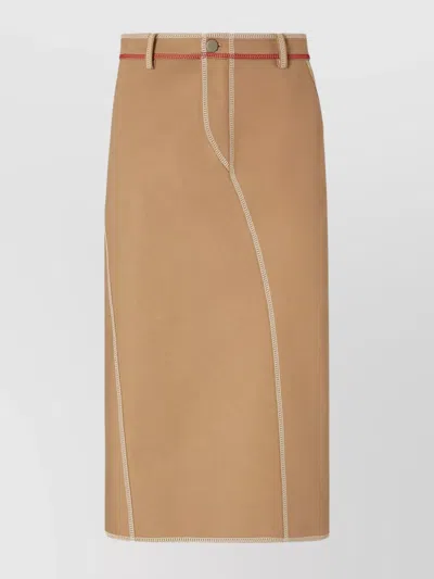 FENDI COMPACT SKIRT BACK POCKETS