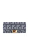 Fendi Multicolour Cotton Polyester Wallets