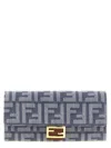 Fendi Continental With Chain Baguette Wallet In Purple