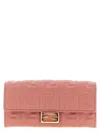 Fendi Chain Strap Wallet Gold-tone Hardware In Pink