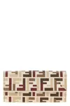 Fendi Roma Continental Wallet Chain Strap In Brown