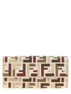 Fendi Roma Continental Wallet Chain Strap In Brown