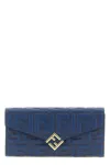 Fendi Chain Strap Diamond Wallet With Gold-tone Hardware