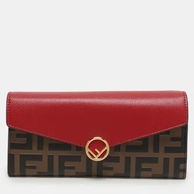 Pre-owned Fendi Continental Wallet