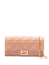 Fendi Continental Baguette Wallets And Card Holders Pink In Pink