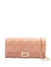 Fendi Continental Baguette Wallets And Card Holders Pink In Pink