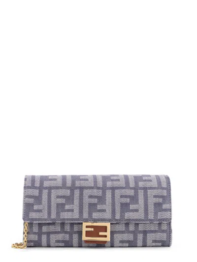 Fendi Continental With Chain Baguette Wallet