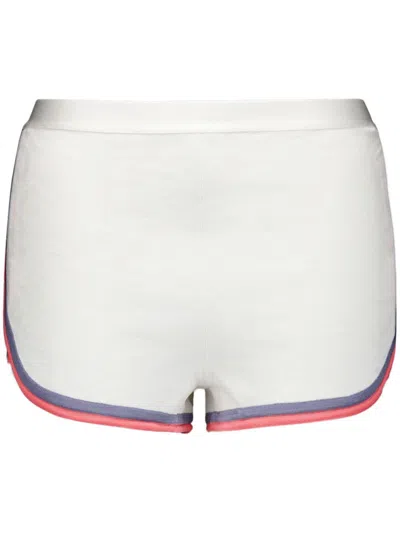 Fendi Shorts In Misto Viscosa Avorio Donna In White