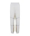 Fendi Contrasting-panel Detail Track Pants In White
