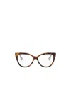 Fendi Contrasting Thick Frame Flat Mirror In White