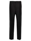 Fendi Waistband Straight Leg Trousers Side Back