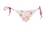 Fendi White Lycra Bikini Bottom With Coral Print In White
