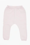 Fendi Cotton And Cashmere Pants With Elastic Waistband