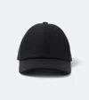 Fendi Logo-tape Baseball Cap In Black